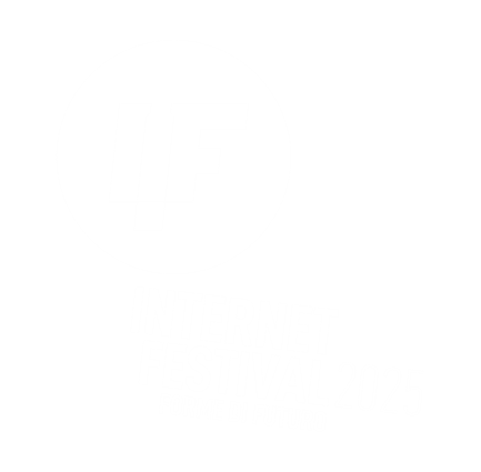 Internet Festival 2025 - Logo bianco